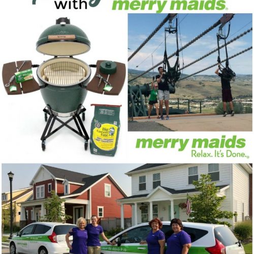 Win the ultimate STAYcation with Merry Maids! A full clean of your home and a nig green egg grill! Enter to win!