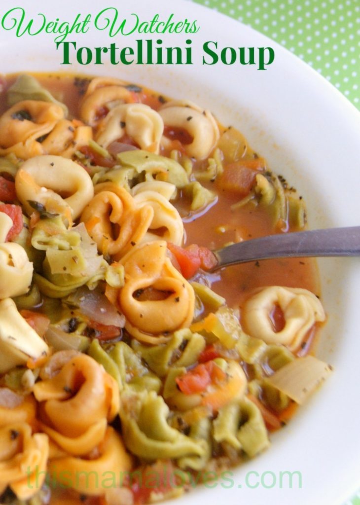 Weight Watchers Friendly Tortellini Soup 11 Warm and Delicious Fall Weight Watchers Soup Recipes. Keep on track this Fall with these easy and fast soup recipes with Weight Watcher's Points!