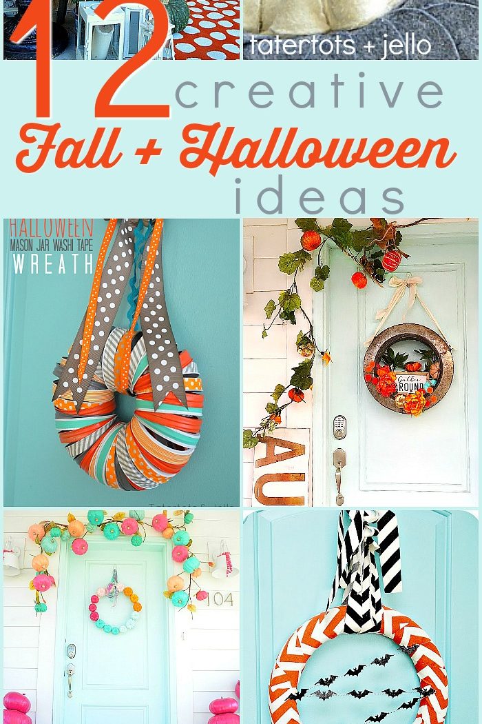 12 Creative Fall and Halloween Ideas – easy ways to dress up your home!