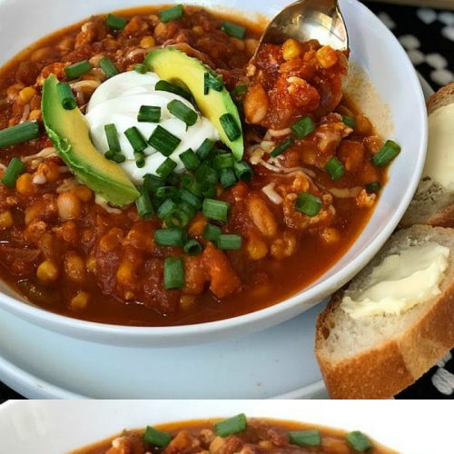 Pumpkin White Bean Turkey Chili is the perfect Fall meal. Based on an award winning pumpkin chili that I've made for years, but faster in the Instant Pot!