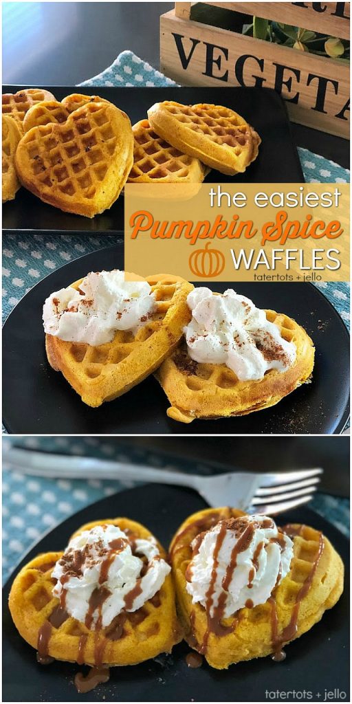 The easiest pumpkin spice waffles. Pumpkin-flavored recipe embody the feeling of fall. Pumpkin Spice Waffles are light, fluffy and filled with pumpkin pie taste! Top them with whipped cream and even some Dulce de Leche topping for a delightful way to welcome Autumn! 