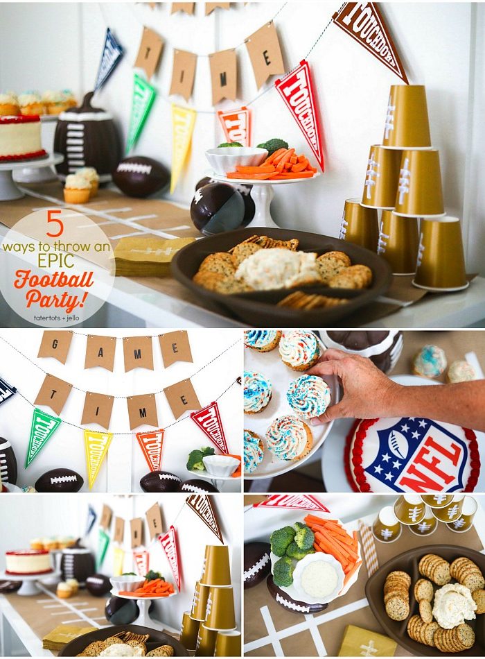 FIVE Easy Ways to Throw an EPIC Football Party!