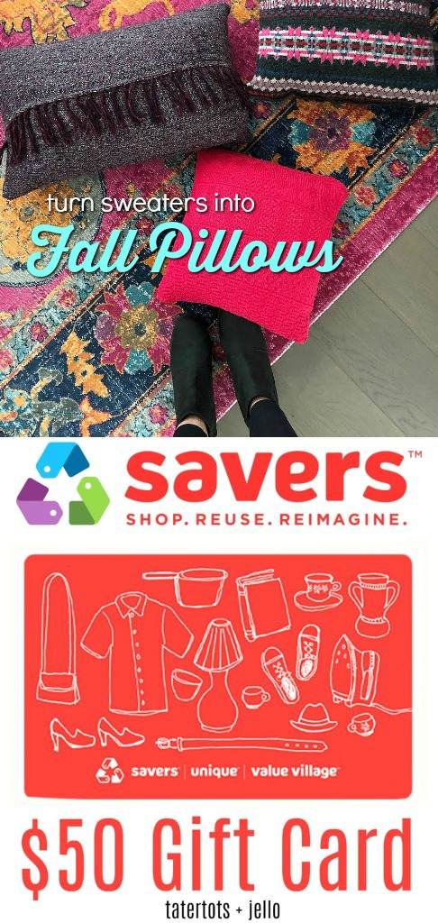BE SURE TO ENTER THE GIVEAWAY FOR A $50 GIFT CARD TO YOUR SAVERS, VALUE VILLAGE OR UNIQUE STORE. To enter – just leave a comment on this post with what YOU would buy if you win this Savers gift card! **And for extra entries – share this giveaway. Comment separately to let me know how you shared (twitter, Instagram and/or Facebook) Be sure to head over to your local Savers (or Value Village, Unique Store) in your area. Follow along with Savers for all kinds of cute fashion ideas Savers Pinterest Savers Instagram Savers YouTube Have a HAPPY day! xoxo image: https://i0.wp.com/tatertotsandjello.com/wp-content/uploads/2012/07/jen-signature12.png?zoom=0.8999999761581421&resize=122%2C115&ssl=1 Read more at https://tatertotsandjello.com/thrifted-boho-pom-pom-picnic-basket-makeover/#xZX8isRyRJpRLGdA.99