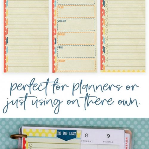Free Fall printable planner pages and to-do lists!