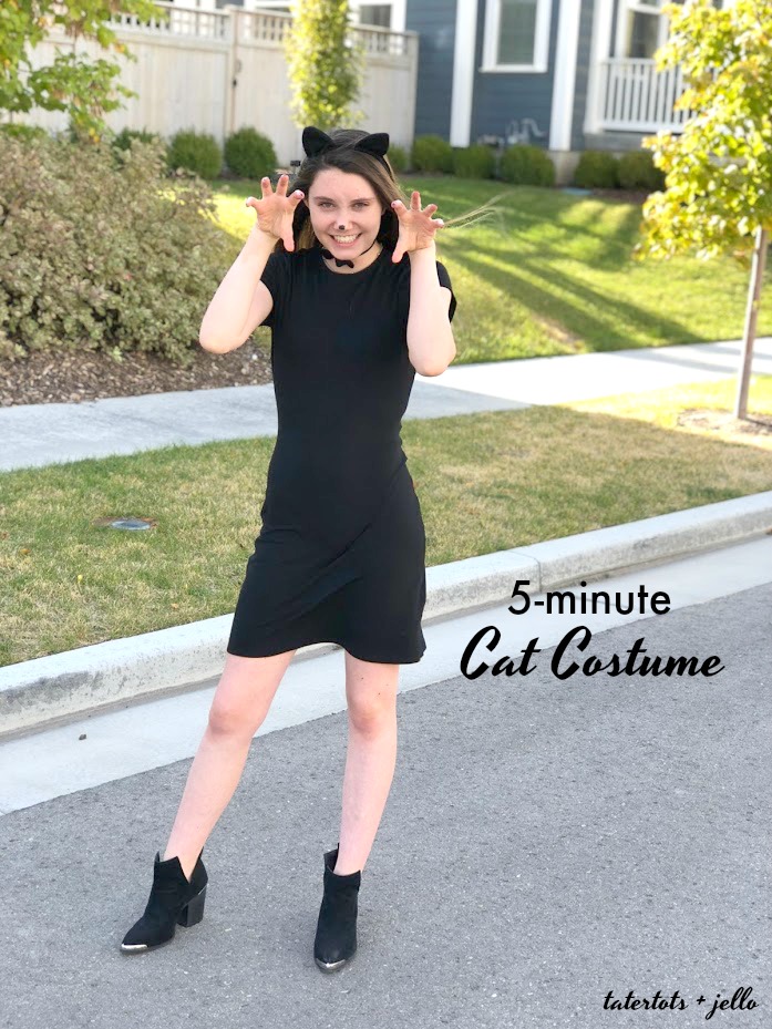 FIVE 5-Minute Simple Halloween Costumes with 1 Little Black Dress! Take a thrifted dress and add simple accessories from Savers Thrift to create easy Halloween costumes this year! 