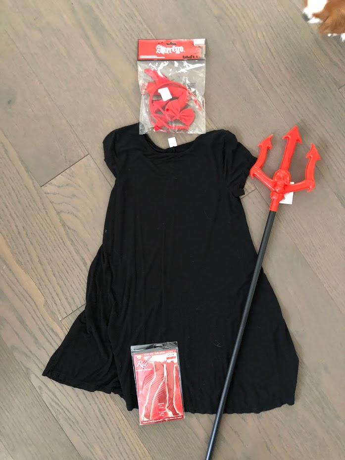 FIVE 5-Minute Simple Halloween Costumes with 1 Little Black Dress! Take a thrifted dress and add simple accessories from Savers Thrift to create easy Halloween costumes this year! 