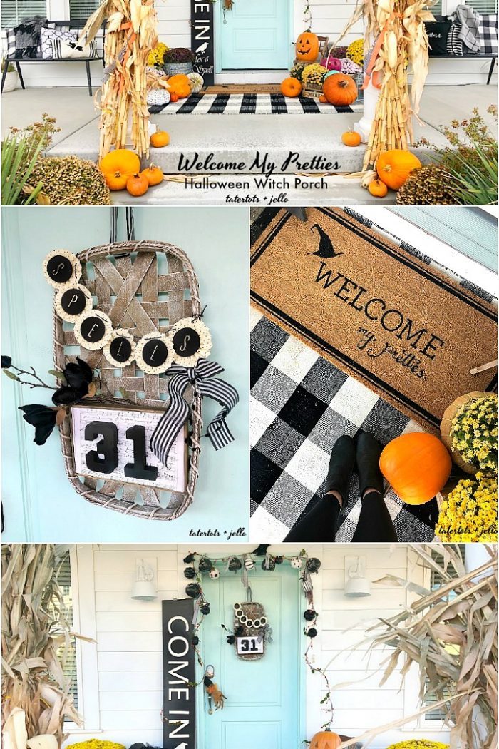 Welcome My Pretties – how to create a Halloween Theme Porch