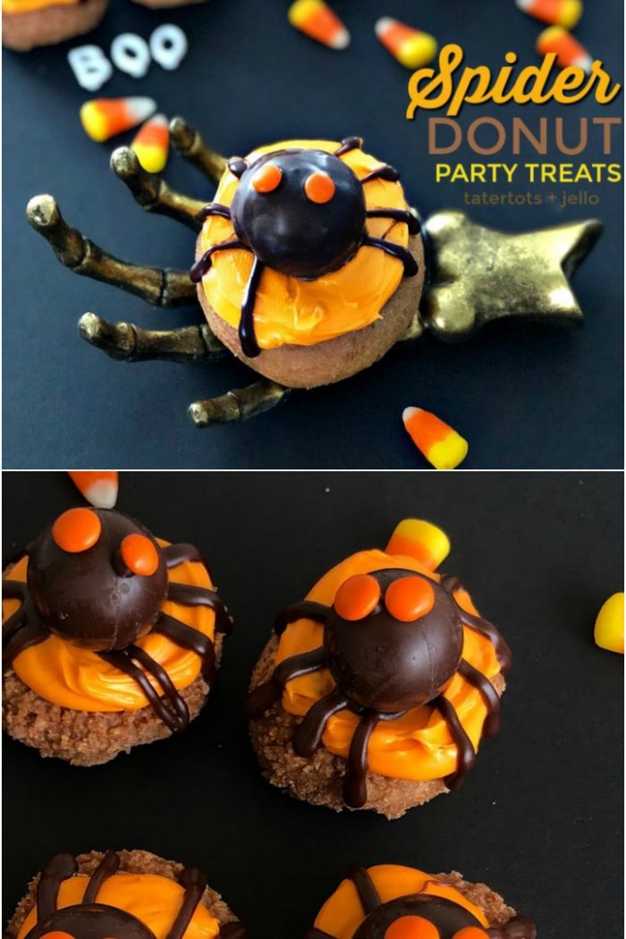 How to Make Spider Donut Halloween Party Treats!