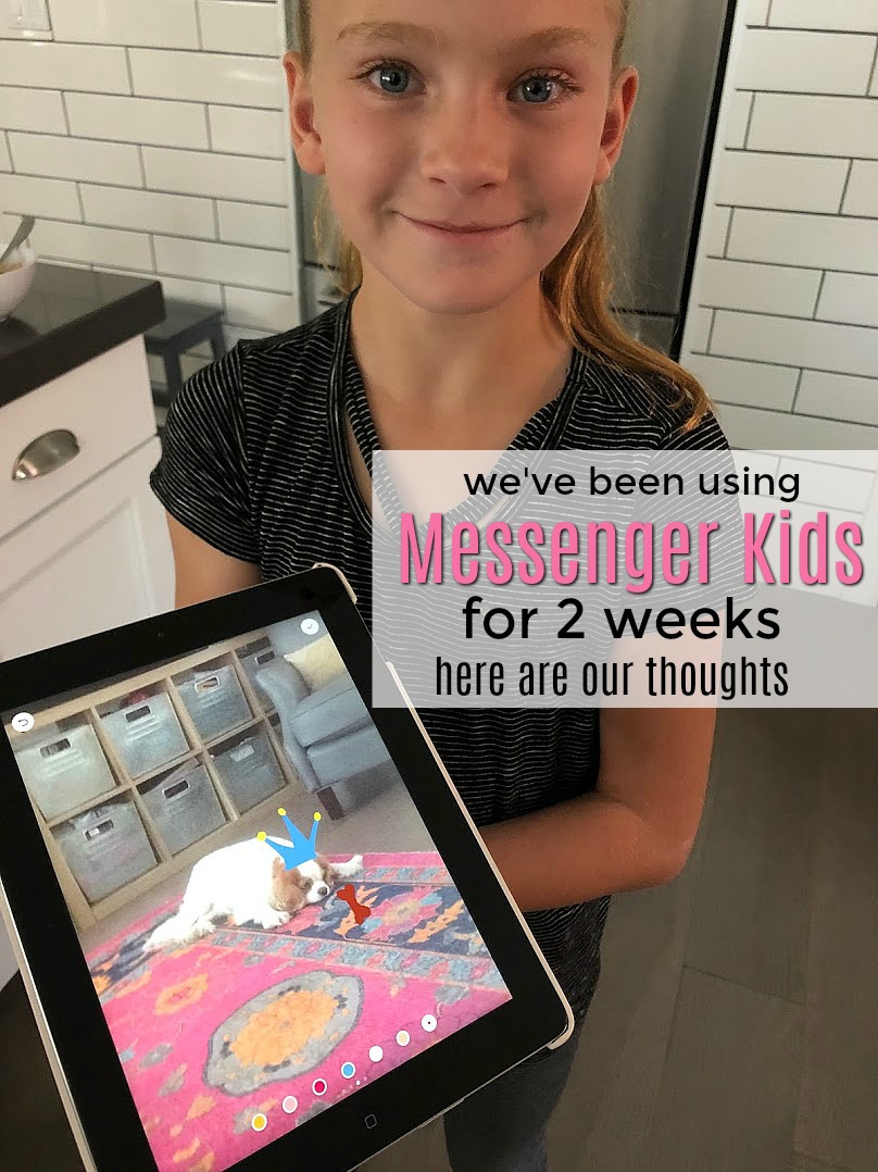 We've been using Messenger Kids for two weeks - these are our thoughts. Messenger Kids is a free calling and messaging app designed for kids. Kids only connect with parent-approved contacts which creates a safe environment and fun extras like interactive masks, sound effects and stickers make if fun for kids to call or send messages to loved ones.