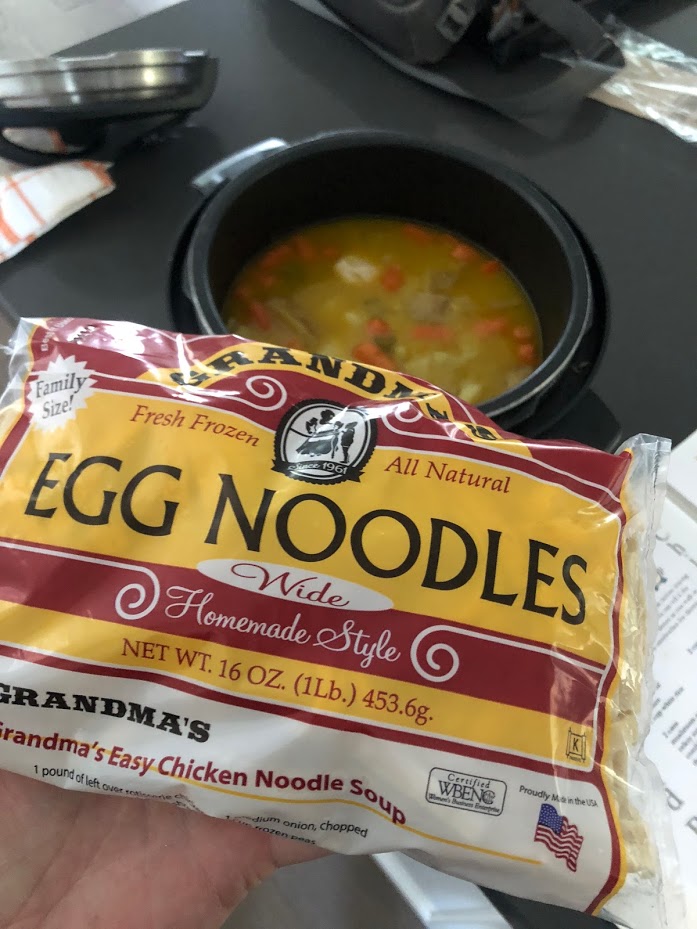 Grandma's Famous Chicken and Noodles in the Instant Pot