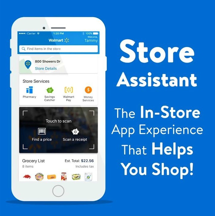 how to use the walmart app