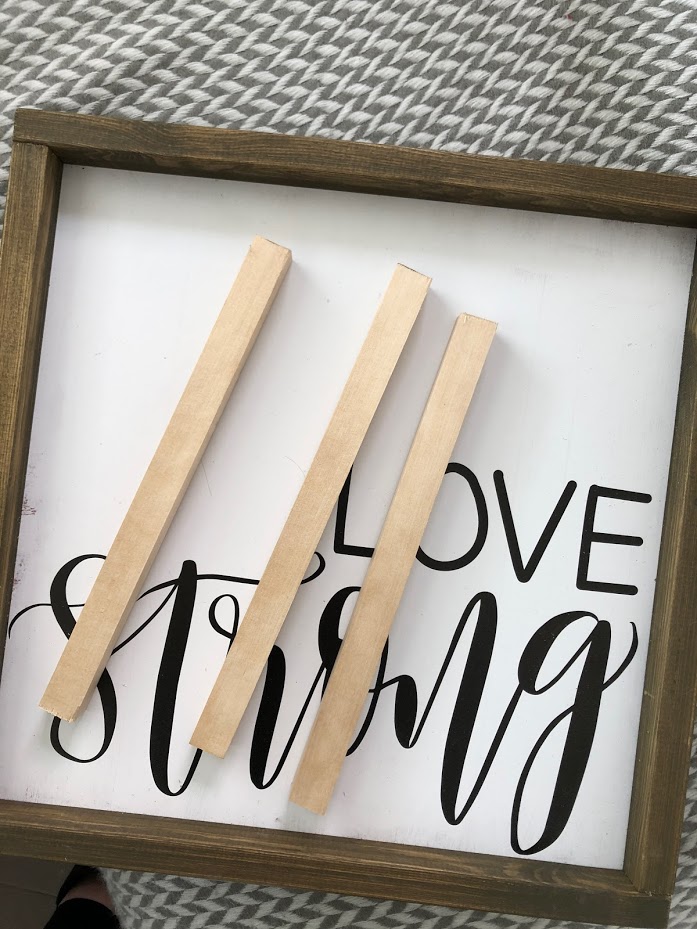 DIY Picture Frame Molding - Love Letters