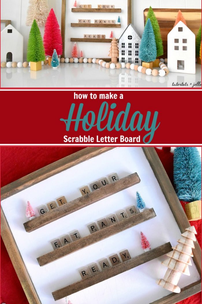 How to Make a Scrabble Letter Board