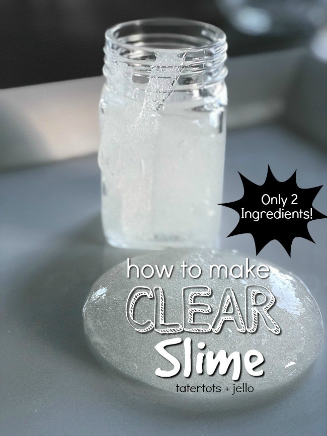 2 ingredient clear slime recipe 