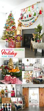 Bright and Colorful 2018 Holiday Home Tour