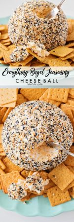 Everything Bagel Seasoning Cheese Ball Recipe – perfect for the holidays!