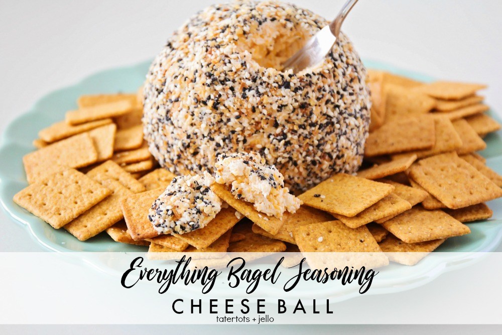 Everything Bagel Seasoning Cheeseball 