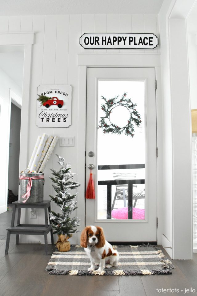 Home Tour Christmas Kitchen Back Door  640x960 
