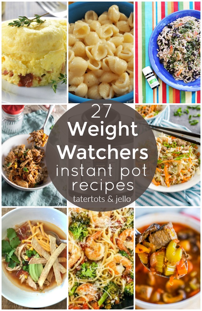 instant pot cookbook weight watchers