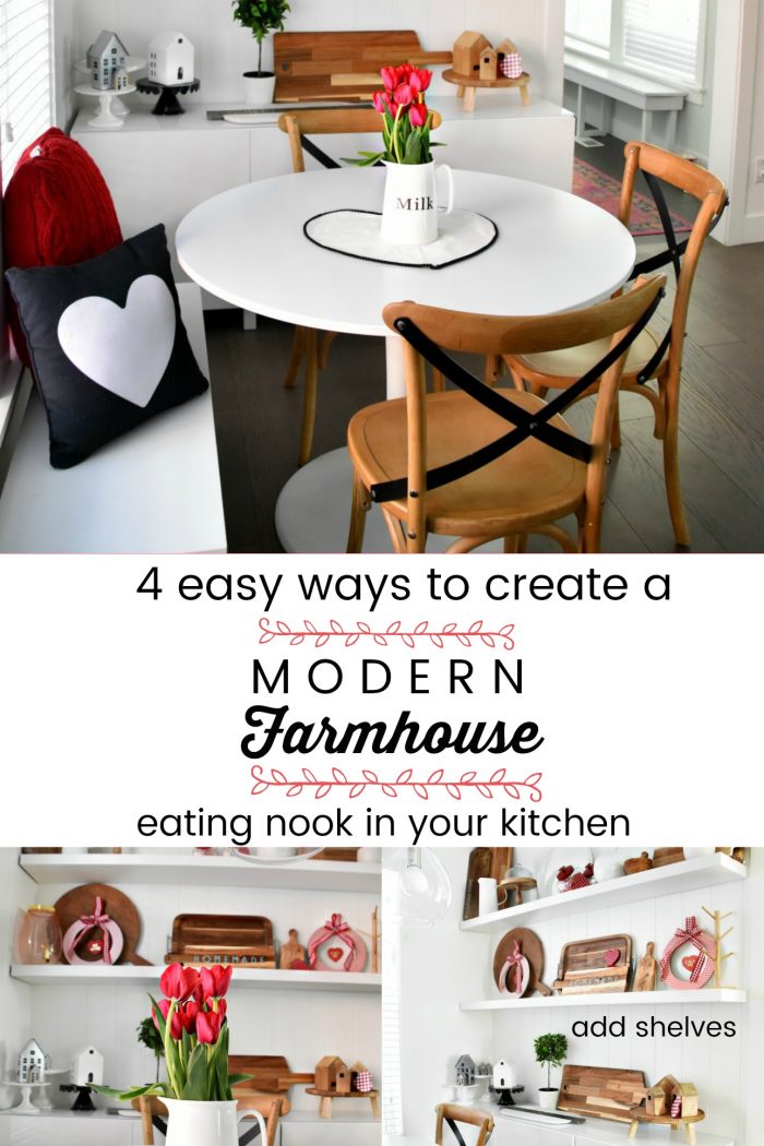 Four Ways to Create a Modern Farmhouse Eating Nook