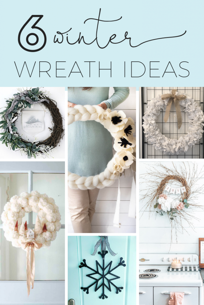 Winter Pom Pom Wreath DIY - Modern Glam - DIY