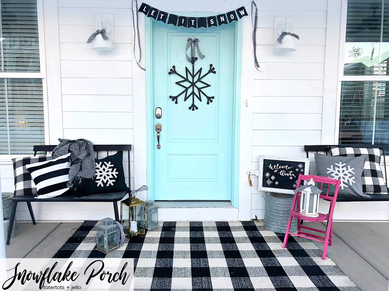 Winter Pom Pom Wreath DIY - Modern Glam - DIY