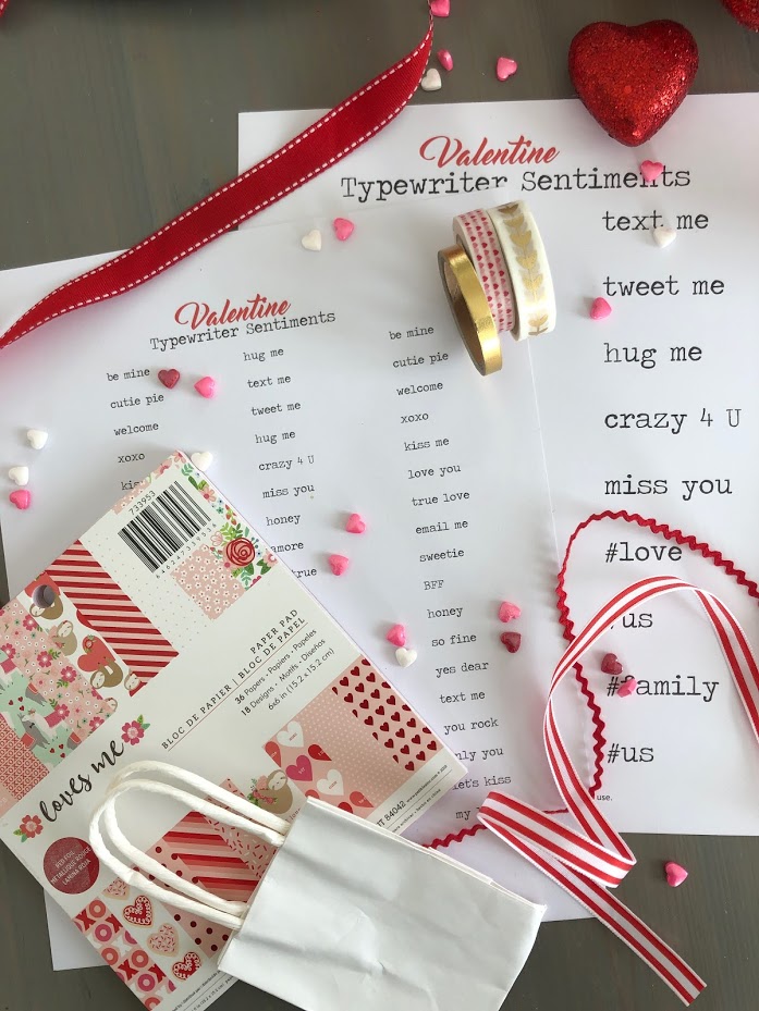 Simple Valentine's Day Gifts & Valentine Tags - The Aloha Hut