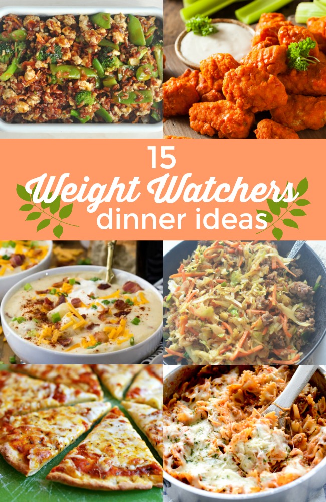 15 Delicious Weight Watchers Dinner Recipes! Weight Watchers is one of my favorite diets because of how flexible it is! Here are 15 Weight Watchers dinner recipes!