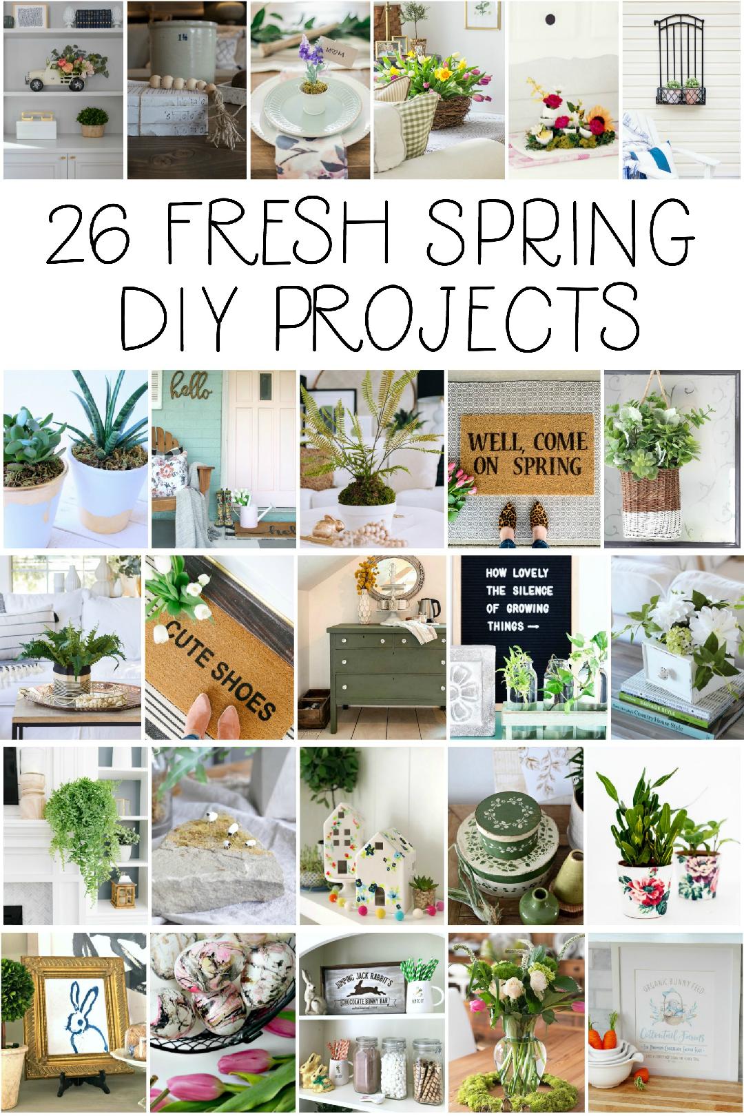 26 easy DIY Spring Ideas to make! 