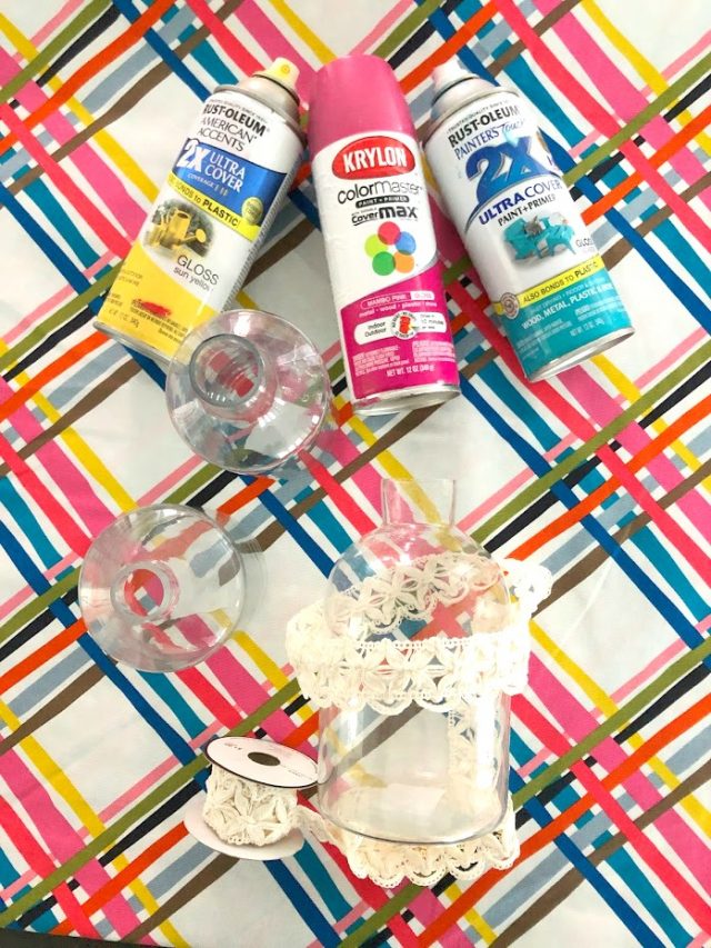 AnthropologieInspired Colorful Spring Vases DIY