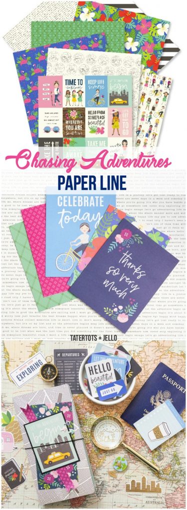 Jen Hadfield Pebbles Chasing Adventures paper line! So many ways to document adventures with your family and friends - whether it's overseas or in your own backyard! Document those moments!! 