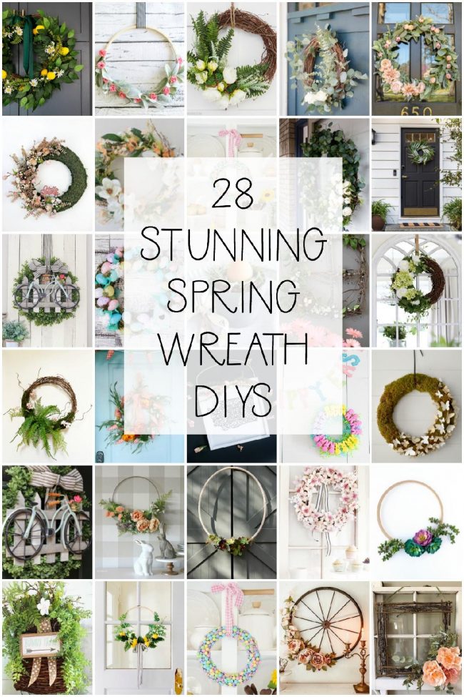 28 stunning DIY wreaths to make this Spring! 