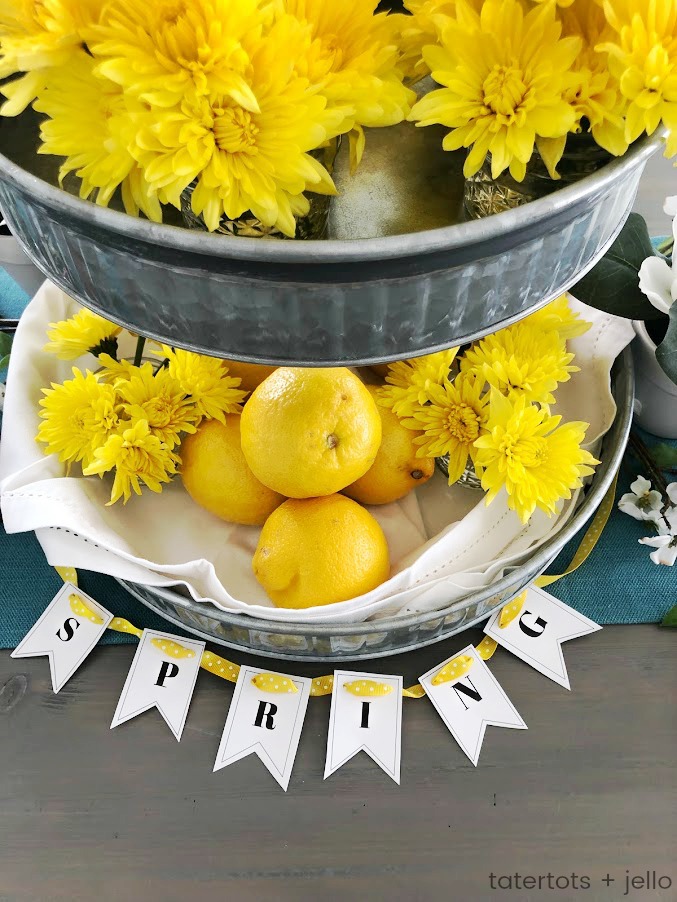 Spring Printable -- Bunny Alphabet Pennant Banner! Spell out anything you want with this modern flag pennant banner. Add the bunny pennants to customize your saying for Spring! 