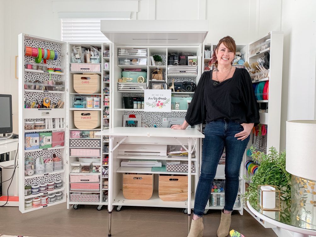 How I store and organize ALL of my craft supplies! I've been blogging at tatertotsandjello.com for 11 years and sharing a new creative tutorial each day.