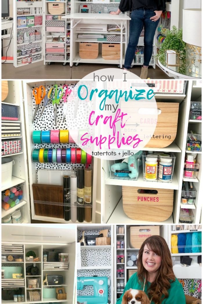 How I Store and Organize ALL of My Craft Supplies!