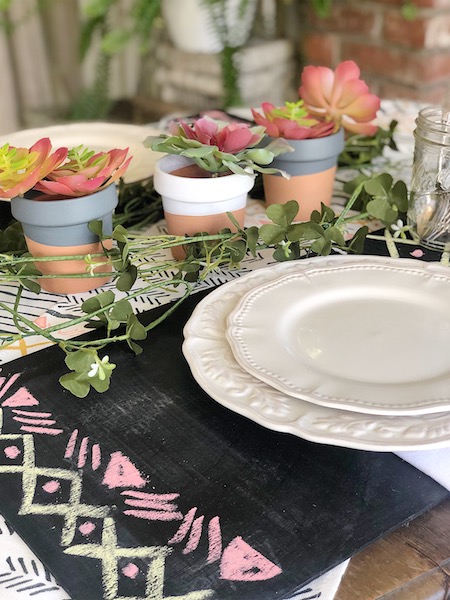 Outdoor Entertaining using Dollar Spot Items 