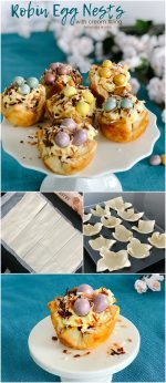 Robin Nests with Whipped Cream Filling for Easter and Spring!
