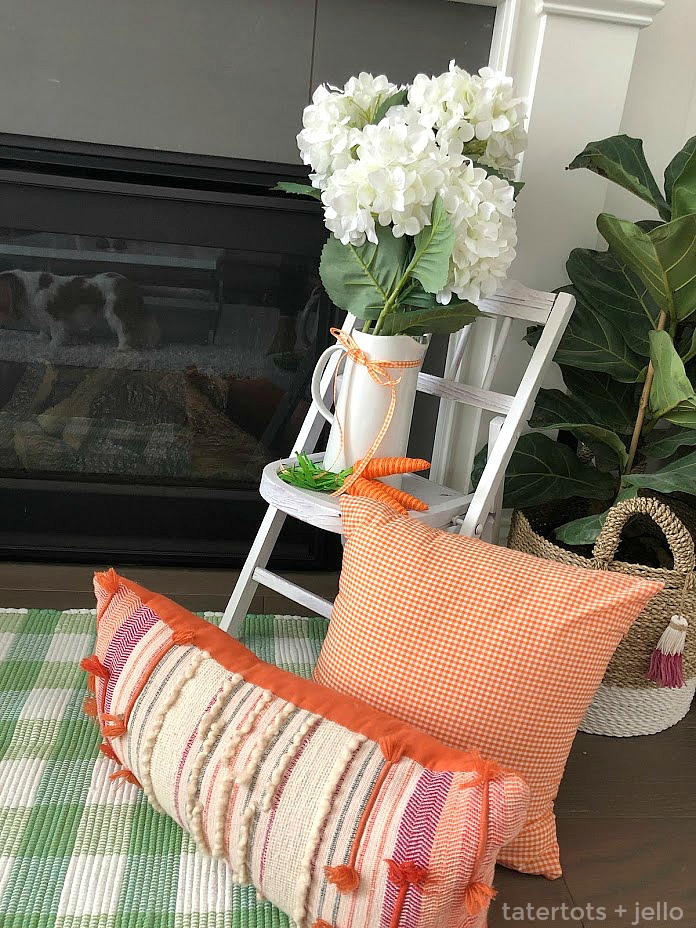 10-minute spring pillow covers