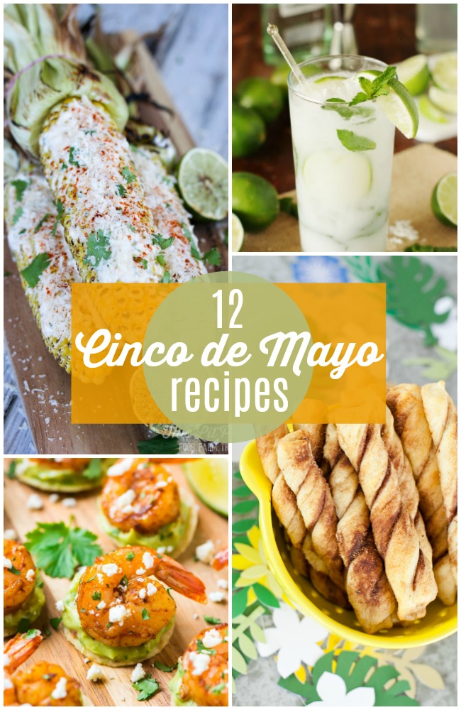 Mexican food is my absolute favorite of mine. I love the freshness of homemade salsas and the zest of fresh fruits used in Mexican cusine, they add such a wonderful flavor to any dish! Here are 12 Fresh Cinco de Mayo Recipes!