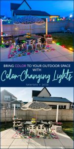 Add Color to Your Outdoor Space with Color-Changing Lights!