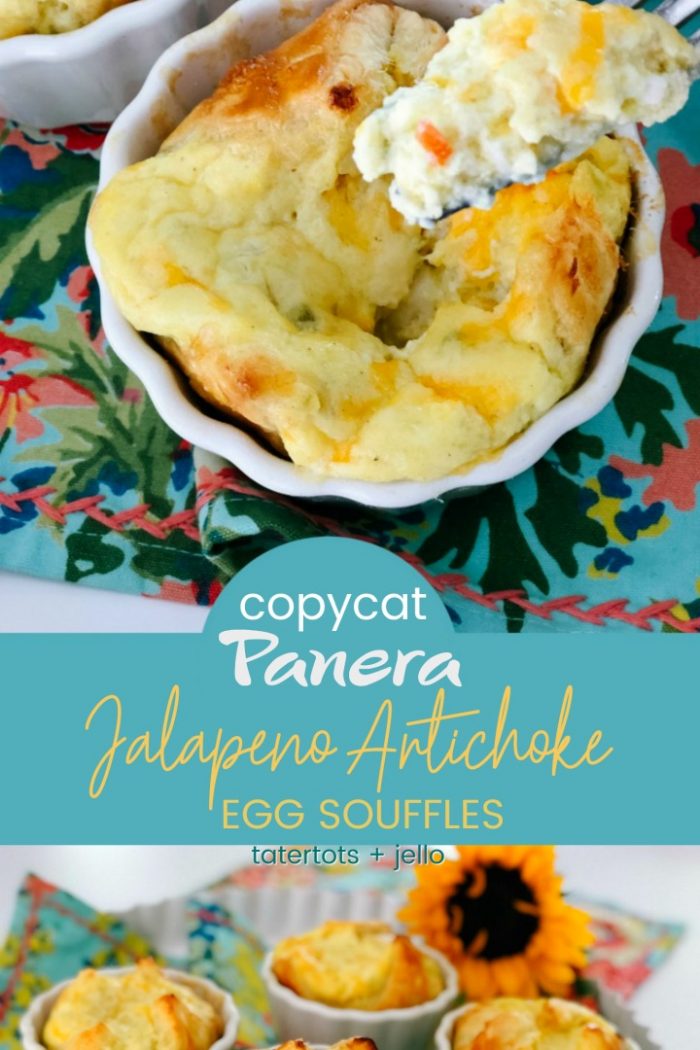 Panera-Inspired Jalapeno Artichoke Egg Souffles!