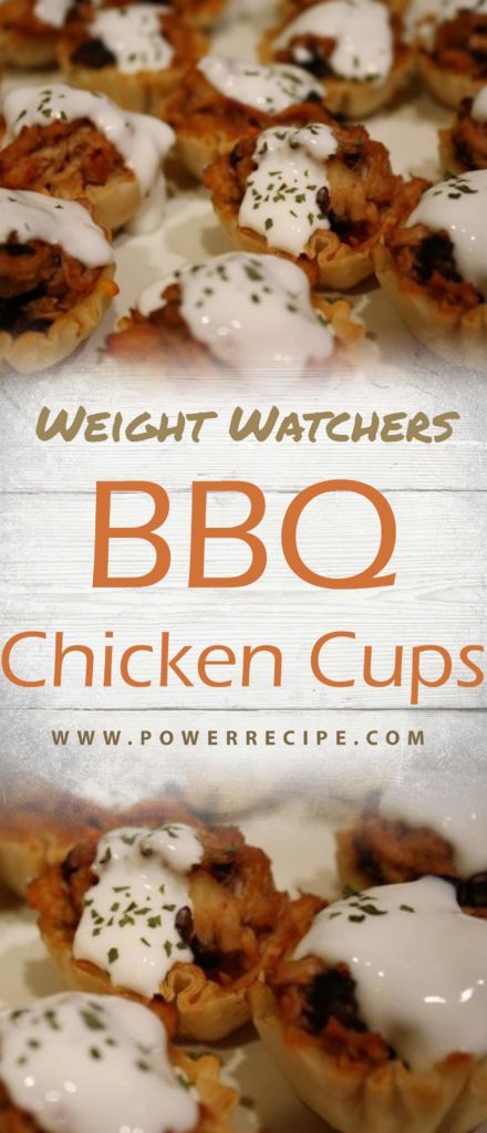 1 Weight Watchers Smart Point BBQ Chicken Cups @ Power Recipe