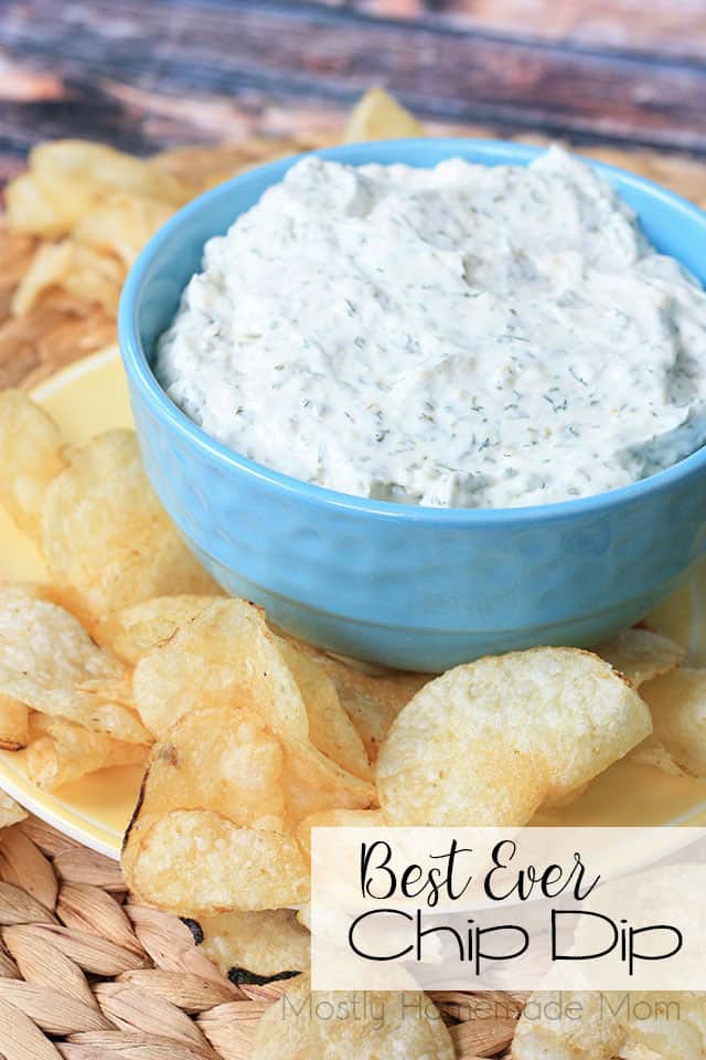 Best Ever Chip Dip @ Mostly Homemade Mom