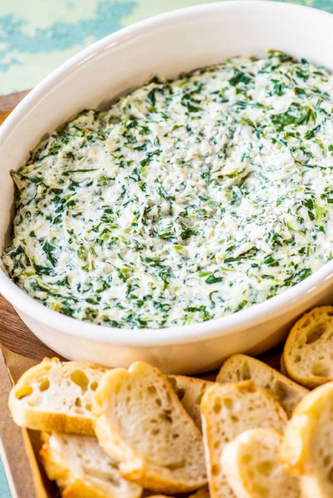 Creamy Spinach Dip & Homemade Hooplah