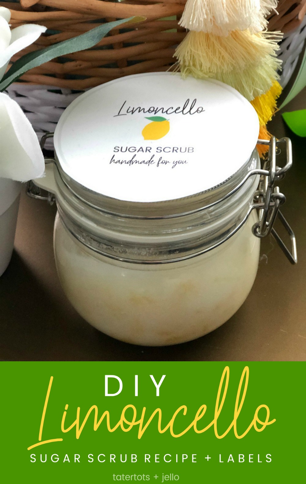 DIY Limoncello Sugar Scrub Recipe