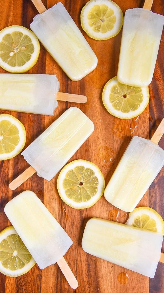 Lemonade Popsicles @ Courtney's Sweets