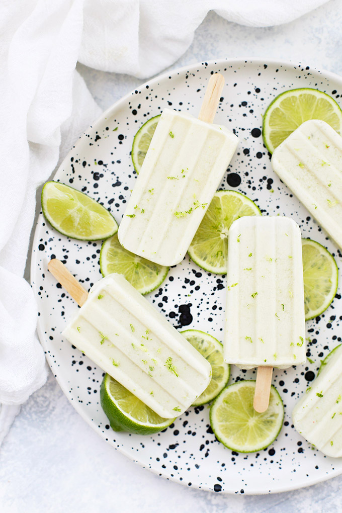 Lime in the Coconut Popsicles (Paleo or Vegan) @ One Lovely Life