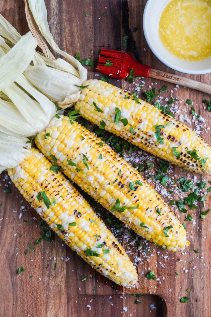 Parmesan Garlic Grilled Corn @ Tara's Multicultural Table