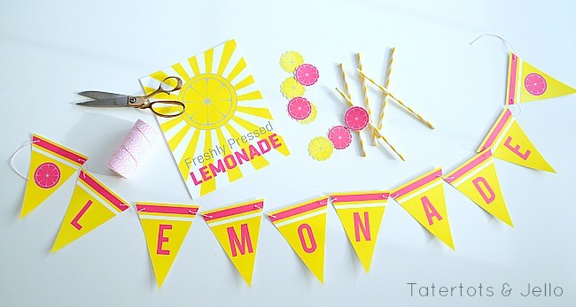 Summer Lemonade Stand Free Printables