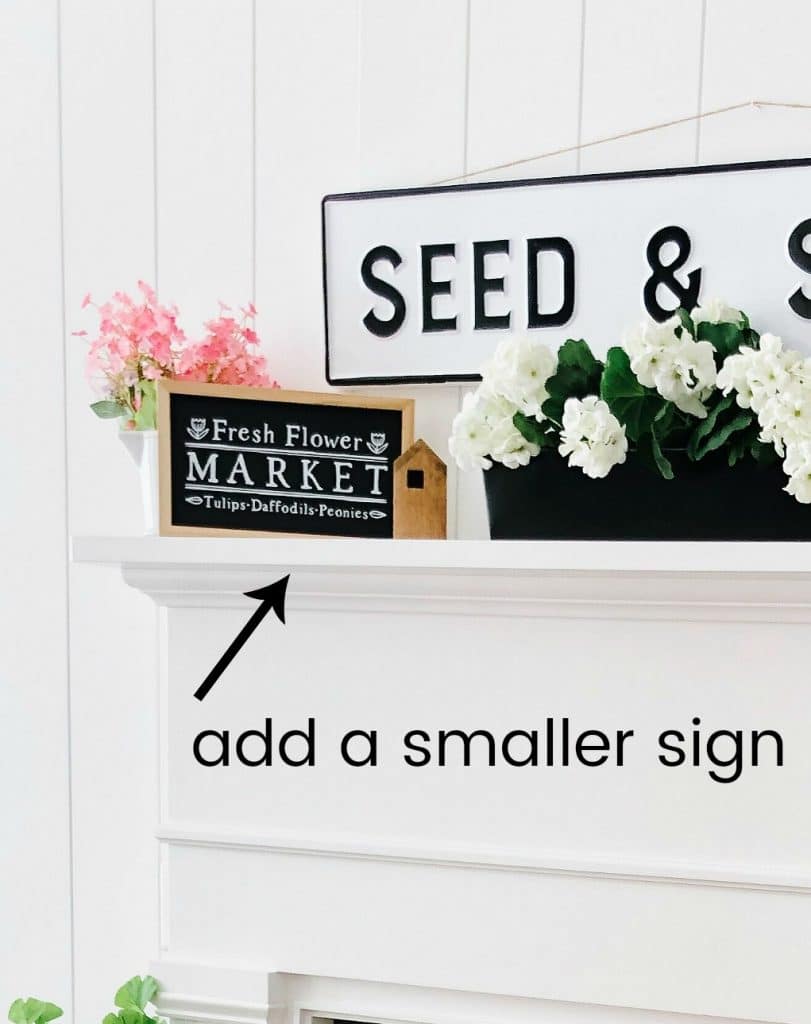 Flower Market Summer Mantel and Decorating Ideas! Bring the feeling of summer into your home with these FIVE easy decorating ideas!